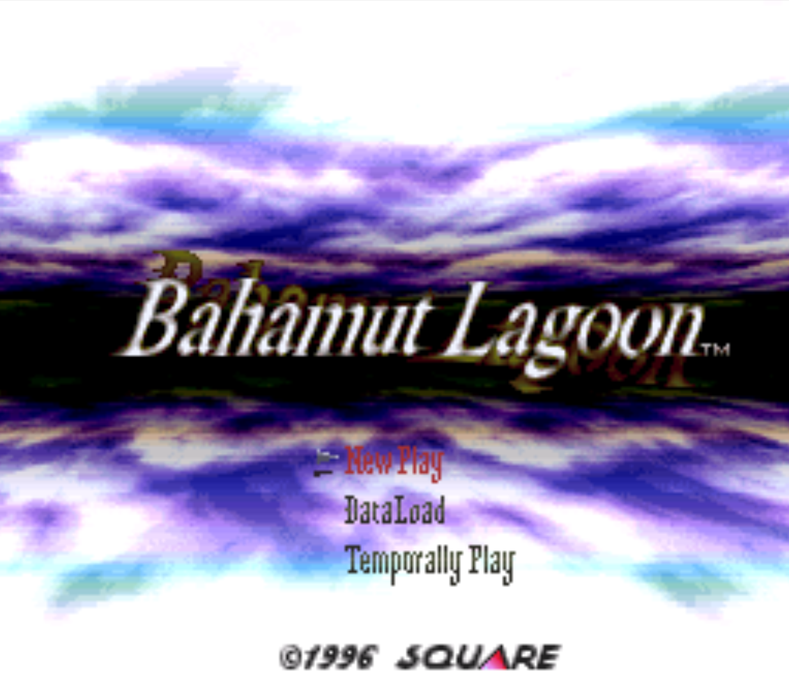 Bahamut Lagoon Title Screen